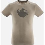 T-shirts techniques Millet argentés Taille L look fashion pour homme 