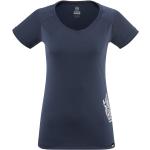 T-shirts techniques argentés respirants à manches courtes à col en V Taille M pour femme 