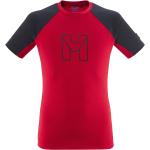 T-shirts Millet Trilogy rouges en lyocell Taille L look fashion pour homme 