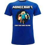 T-shirts à manches courtes bleus Minecraft look fashion pour fille de la boutique en ligne Amazon.fr 