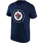 T-shirt NHL Winnipeg Jets Fanatics Prima Logo Bleu marine pour homme