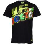 T-shirts col rond VR46 noirs en coton Valentino Rossi à col rond Taille M look fashion pour homme 