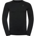 T-shirts Odlo Warm noirs à manches longues à manches longues look fashion pour homme 