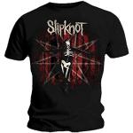 T-shirts à imprimés noirs Slipknot Taille L look fashion pour homme 