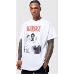 T-shirt oversize à imprimé Scarface homme - blanc - S, blanc