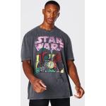 T-shirts à imprimés boohooMAN gris Star Wars à manches courtes Taille L pour homme 