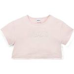 T-shirts à col rond HUGO BOSS BOSS rose bonbon à logo en coton de créateur Taille 10 ans pour fille de la boutique en ligne Hugoboss.fr avec livraison gratuite 