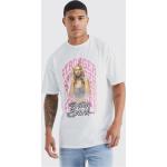 T-shirt oversize imprimé Britney Spears homme - blanc - XS, blanc