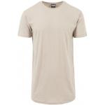 T-shirts longs Urban Classics beiges à manches courtes à col rond Taille M pour homme 