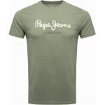 T-shirts basiques Pepe Jeans verts Taille XL pour homme 
