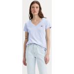 T-shirts col V Levi's bleus à col en V Taille S classiques pour femme 