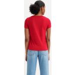 T-shirts col rond Levi's rouges à col rond Taille XS classiques pour femme 