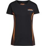 T-shirts col rond Stihl noirs à logo en polyester à manches courtes à col rond Taille L look sportif pour femme 