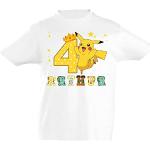 T-shirts à imprimés blancs Pokemon Taille 4 ans pour garçon de la boutique en ligne Amazon.fr 