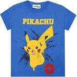 T-shirts à col rond bleus en coton Pokemon Pokeball pour fille de la boutique en ligne Amazon.fr 