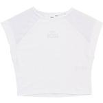 T-shirts à col rond HUGO BOSS BOSS blancs de créateur look sportif pour fille 