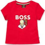 T-shirts à imprimés HUGO BOSS BOSS rouges en coton à motif lapins Looney Tunes de créateur Taille 16 ans pour fille de la boutique en ligne Hugoboss.fr avec livraison gratuite 