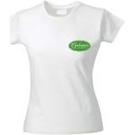 T-shirt pour femme coupe étroite, uniforme Merlotte’s de Reality Glitch - blanc - Medium