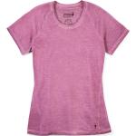 T-shirts Smartwool violets en laine de mérinos à manches courtes Taille L look sportif pour femme 