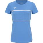 T-shirts de sport Tecnifibre bleues azur en fibre synthétique Taille M look fashion pour femme 
