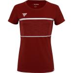 T-shirts de sport Tecnifibre rouges en fibre synthétique Taille S look fashion pour femme 