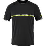 T-shirts de sport Babolat noirs en fibre synthétique Taille L pour homme 