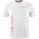 T-shirts de sport Babolat blancs en fibre synthétique Taille XL look fashion pour homme 
