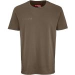 T-shirts marron en fibre synthétique Taille XL pour homme 