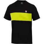 T-shirts basiques de créateur Fila jaunes à logo en polyester à manches courtes à col rond Taille XL look fashion pour homme 