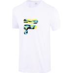 T-shirts basiques de créateur Fila blancs à logo en polyester à manches courtes à col rond Taille XL look fashion pour homme 