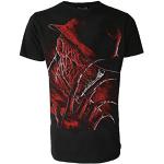 T-shirt pour homme inspiré par Freddy Krueger Nightmare On Elm Street Horror Movie Genuine Darkside, Noir , S