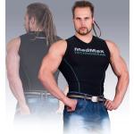 T-shirts de compression noirs Mad Max sans manches Taille M look fashion pour homme 