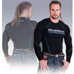 T-shirts de compression noirs Mad Max à manches longues Taille XL look fashion pour homme 