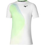 T-shirts de sport Mizuno blancs en fibre synthétique Taille XXL look fashion pour homme 