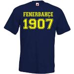 T-shirt pour homme modèle Fenerbahce Istanbul - Bleu - Medium