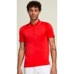 T-shirts basiques Wilson rouges en polyamide à manches courtes Taille L look fashion pour homme 