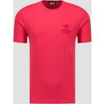 T-shirts roses à col rond classiques pour homme 