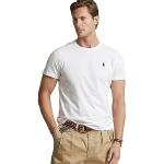 T-shirts de créateur Ralph Lauren blancs en jersey à manches courtes à manches courtes à col rond Taille S look fashion pour homme 