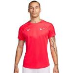 T-shirts Nike Challenger rouges Taille XS look sportif pour homme 