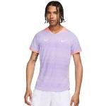 T-shirts Nike Dri-FIT lilas Taille M look sportif pour homme 