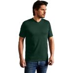 T-shirt Premium col V Hommes, vert forêt