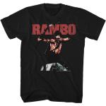 T-Shirt Adulte Rambo Rambow Noir