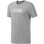 T-shirts Reebok CrossFit gris en jersey Taille XL pour homme 