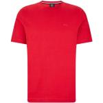 T-shirts basiques de créateur HUGO BOSS BOSS rouges bio à col rond look casual pour homme 