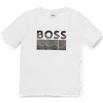 T-shirts à rayures HUGO BOSS BOSS blancs à rayures en coton de créateur Taille 4 ans pour garçon en promo de la boutique en ligne Hugoboss.fr avec livraison gratuite 