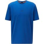 T-shirts de créateur HUGO BOSS BOSS bleus à manches courtes look casual pour homme en solde 