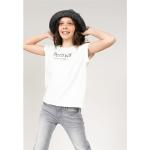 T-shirts à imprimés Deeluxe blancs en jersey Taille 10 ans pour fille en promo de la boutique en ligne Deeluxe.fr 