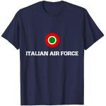T-shirts Aeronautica Militare bleus Taille S look militaire pour homme 