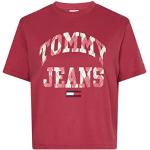 T-Shirt Rouge Femme Tommy Jeans Classic College Rouge XXS