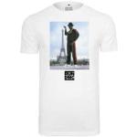 T-shirts Mister Tee blancs en velours Tupac Shakur à manches courtes Taille S pour homme 